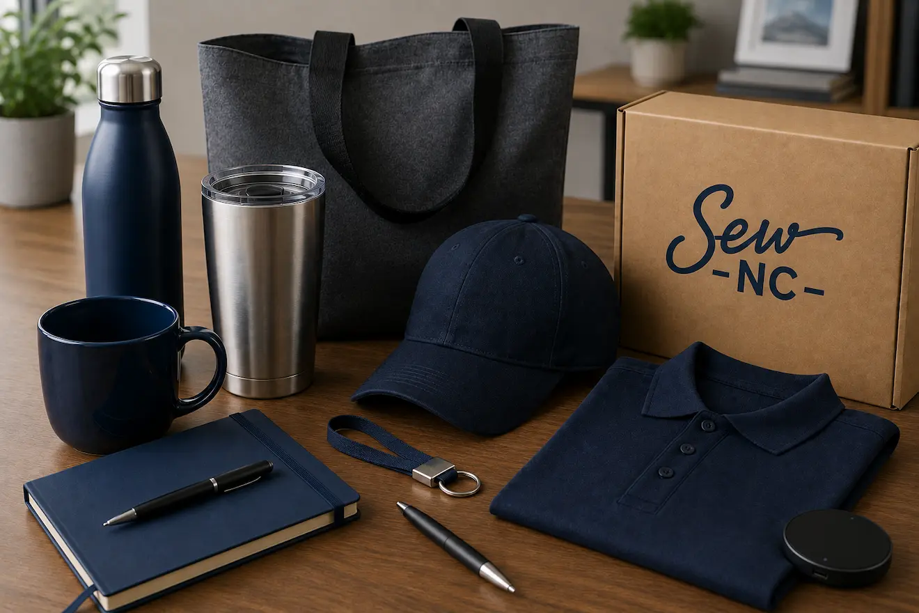 Custom Promotional Products for Local Brands-By-Sew NC
