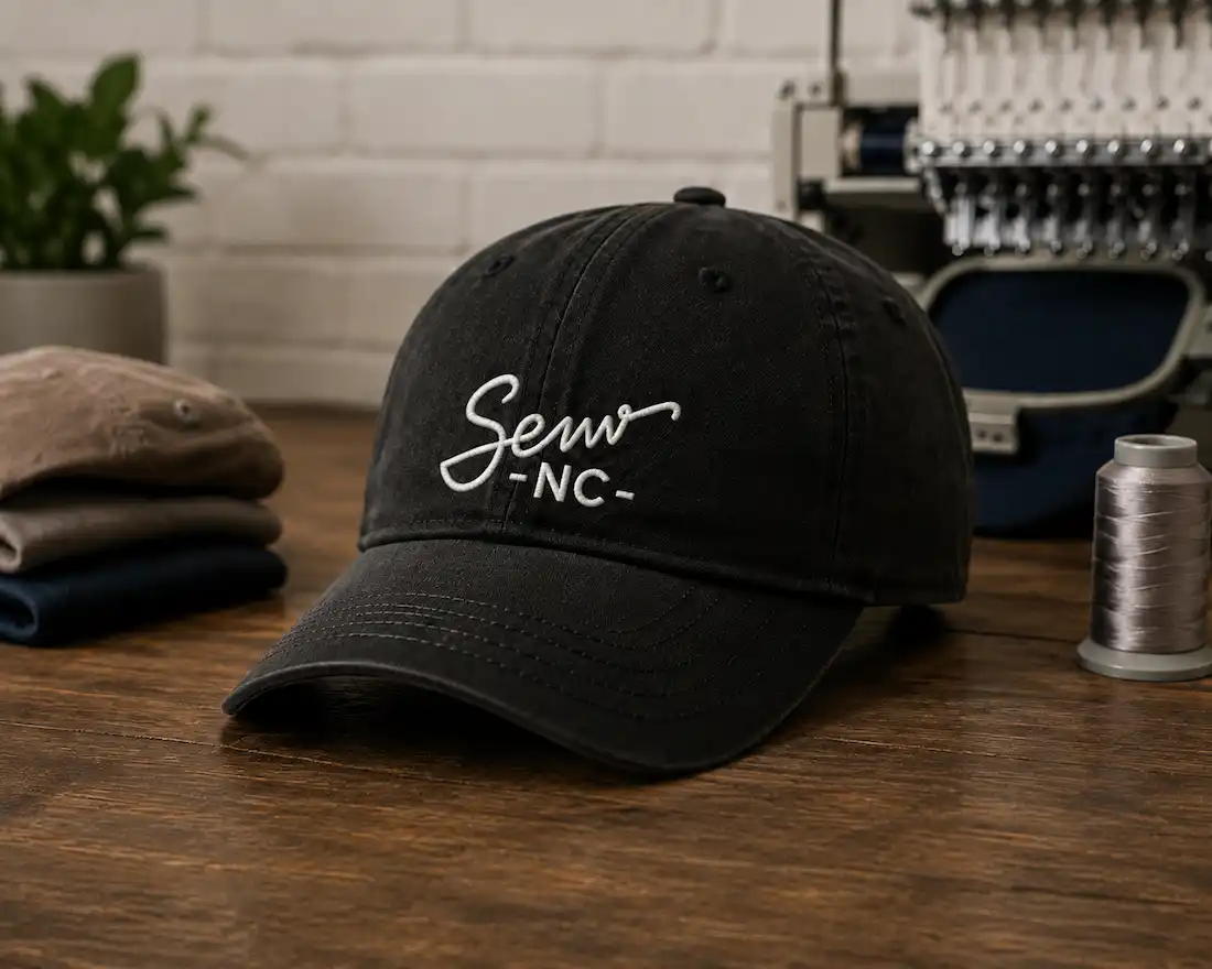 Low Profile Hats Structure, Fit, and Logo Placement for Branded Programs-By-Sew NC