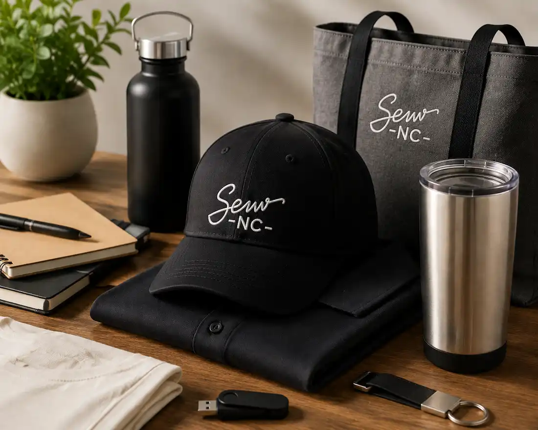 Promotional Items With Logo What to Decide Before You Order-By-Sew NC