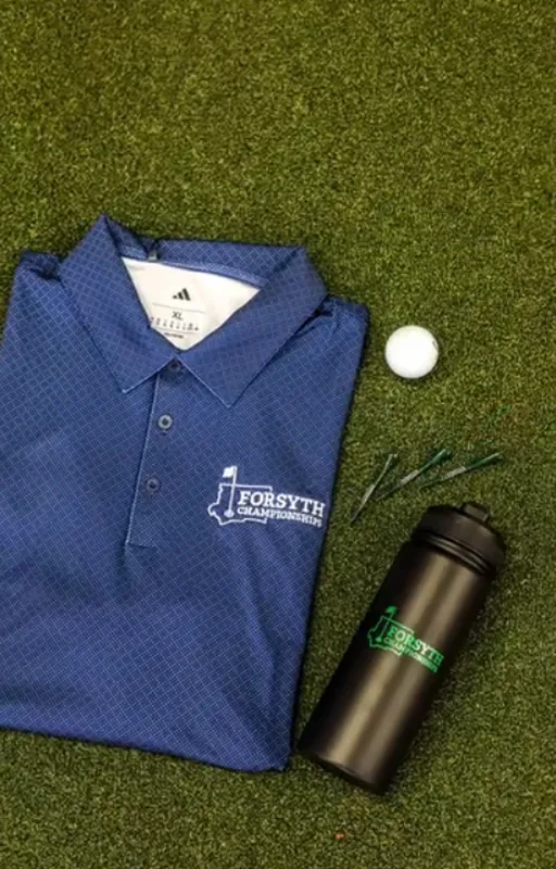 Custom embroidered performance polo shirt for corporate branded workwear programs by Sew NC